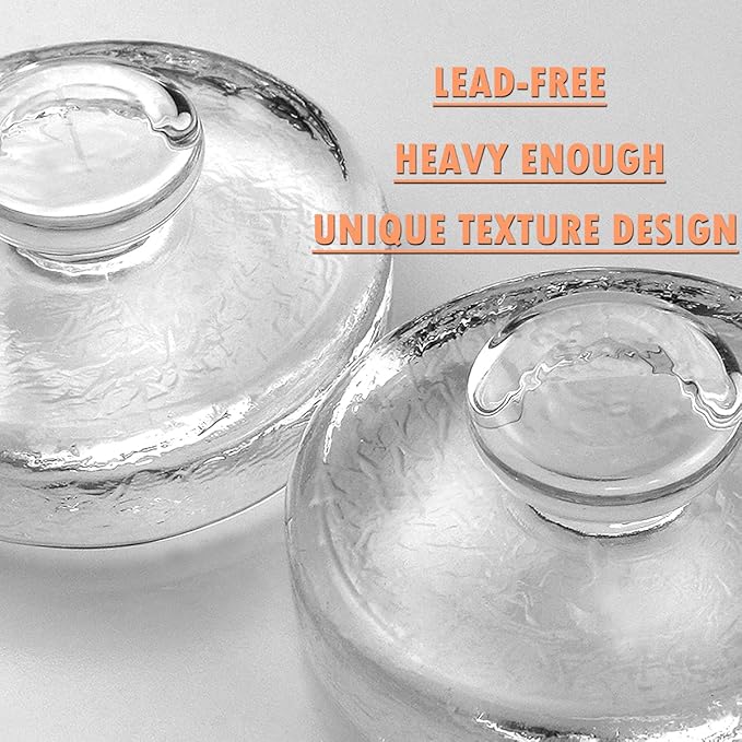 Artcome 10-Pack Glass Fermentation Weights with Easy Grip Handle and Unique Texture Design for Large Wide Mouth Mason Jars