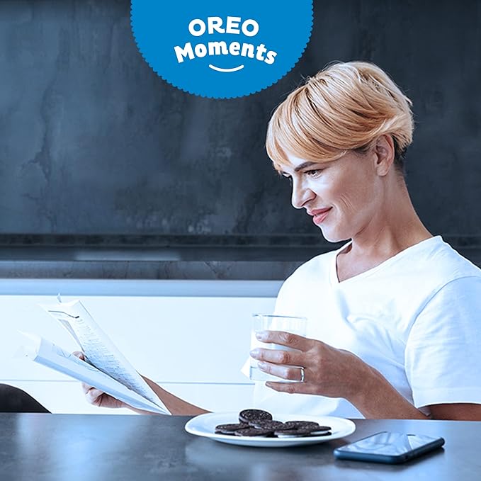 OREO Chocolate Sandwich Cookies, School Lunch Box Snacks, 2.4 Ounce (Pack of 12)