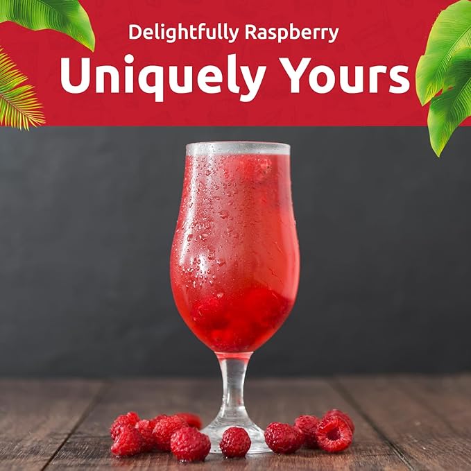 Fanale Premium Flavoring Concentrated Syrup for Bubble Tea 11 lb | Raspberry Flavor Syrup | for Boba Tea, Smoothies, Slushes, Desserts | 11lb | SRP270