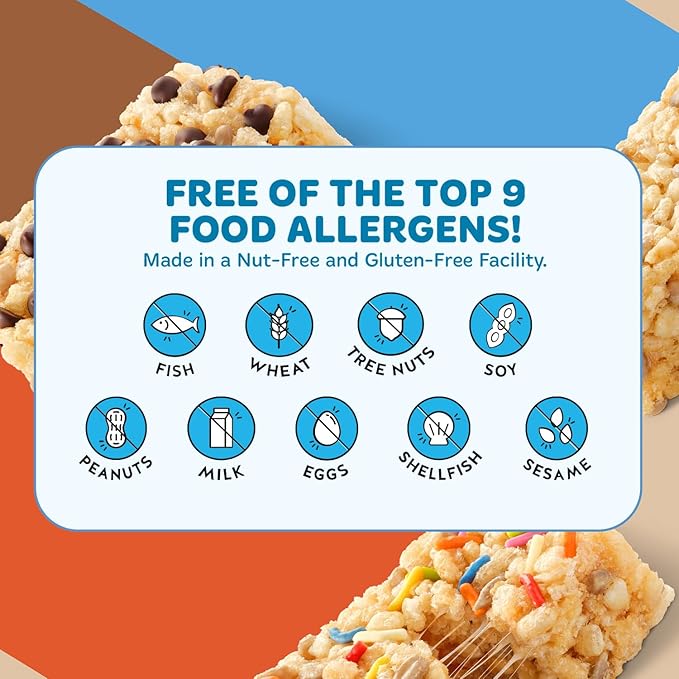 Blake’s Seed Based Crispy Treats – Variety Pack (24 Count), Vegan, Gluten Free, Nut Free & Dairy Free, Healthy Snacks for Kids or Adults, School Safe, Low Calorie Soy Free Snack