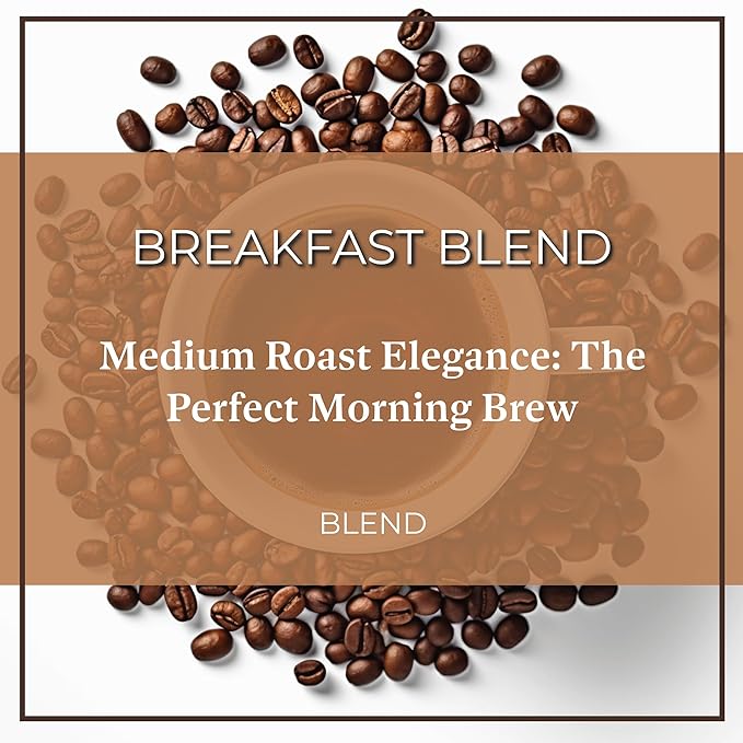 San Diego Coffee Breakfast Blend, Medium Roast, Whole Bean Coffee, 16-Ounce Bags (Pack of 2) Café en grano tostado