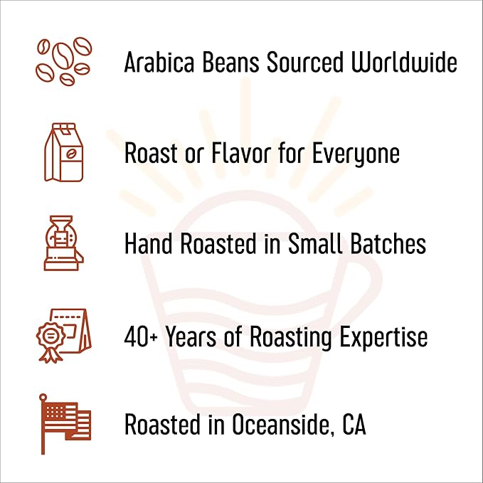 San Diego Coffee Caramel, Medium Roast, Whole Bean Coffee, 16-Ounce Bag Café en grano tostado