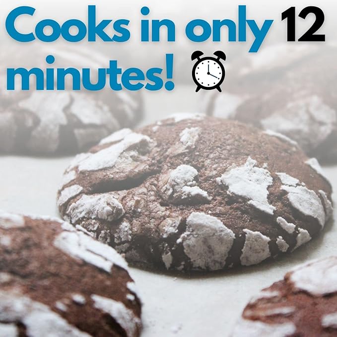 Shirley J- Chocolate Fudge Gourmet Cookie Mix (Makes 30) | Premium Soft Rich Fluffy Quality Chocolate Cookies Flavorful Bakery Grade Cookies | Just Add Water (Chocolate Crinkle)