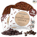 Love + Chew Superfood Soft Baked MINI Cookies, Mocha Chip Flavor, Plant Based Cookie Made With Coffee Extract & Dark Chocolate for Kids and Adults, Vegan Snacks, Gluten Free, Paleo, Non GMO, 80 Pack
