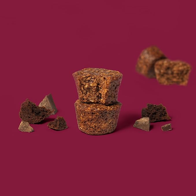 Bobo's Oat Bites (Almond Brownie, 30 Pack Box of 1.3 oz Bites) Gluten Free Whole Grain Rolled Oat Snack- Great Tasting Vegan On-The-Go Snack, Made in the USA