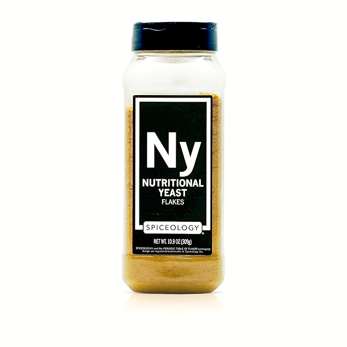 Spiceology – Nutritional Yeast Flakes – Vegan Cheese Substitute & Seasoning – Gluten Free, Plant-Based Protein for Popcorn, Pasta, Sauces & More – Pantry Staple Nooch – 10.9 oz