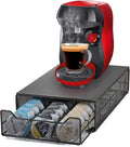 Coffee Pods Holders for Tassimo Discs Coffee Capsule Metal Storage Drawer Capacity 60 pcs