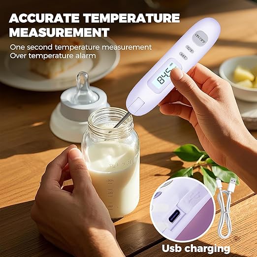 Meat Thermometer Digital - Instant Read Food Thermometer for Cooking Grilling Air Fryer Griddle Probe Kitchen Gadgets Essentials BBQ Grill Smoker Oil Fry Candy Turkey Instant Read Thermometer