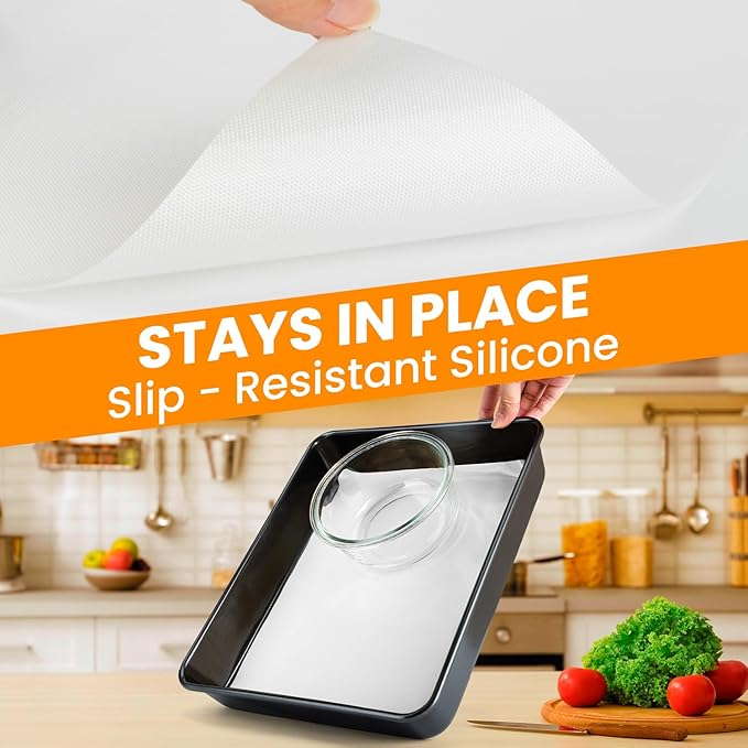 Silicone Baking Mat Roll-Customizable Silicone Mat for Baking- Heat Resistant Silicone Macaron Baking Mat for Cookie Bread Pizza, Reusable& Dishwasher Safe