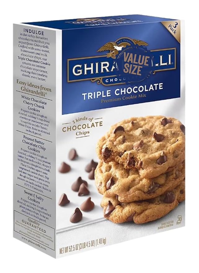 Triple Chocolate Cookie Mix, 3 pk.