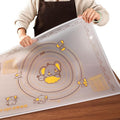 Dough Mat for Counter, 27.6x19.7 Inch Large Silicone Baking Pastry Mats for Rolling Dough, Thickened Non-Slip Non-Stick Heat Resistant Fondant Pizza Cookies Mat, with Measurements