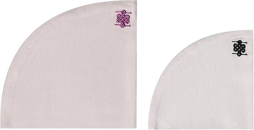(3-PACK) ATHIA coffee filter for Hario V60 size01, 100% Cotton Reusable Cone Shape Cloth Filter, 3-pack for 1-2 Cup Small Pour-over Drippers, Eco-friendly Alternative to Paper Filters