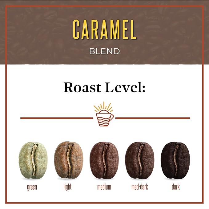 San Diego Coffee Caramel, Medium Roast, Whole Bean Coffee, 5-Pound Bag Café en grano tostado