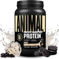 Animal Whey Isolate Protein Powder - Loaded for Pre & Post Workout Muscle Builder and Recovery with Digestive Enzymes for Men & Women - 25g Protein, Great Taste, Low Sugar - Cookies & Cream 2 lbs