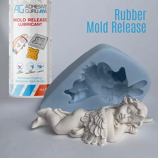Silicone Mold Release Spray (13.5 fl oz / 400ml) Release Agent for Epoxy Resin, Candle & All Molds | Smooth, Non-Stick Lubricant for Easy Removal | 1 Pack