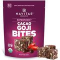 Navitas Organics Superfood Power Snacks, Cacao Goji, 8 oz. Bag, 11 Servings — Organic, Non-GMO, Gluten-Free