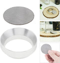 51mm Espresso Dosing Funnel and Puck Screen, Magnetic Espresso Coffee Dosing Ring, Reusable 1.7mm Thickness Espresso Puck Screen 316 Stainless Steel Fits 51mm Portafilter
