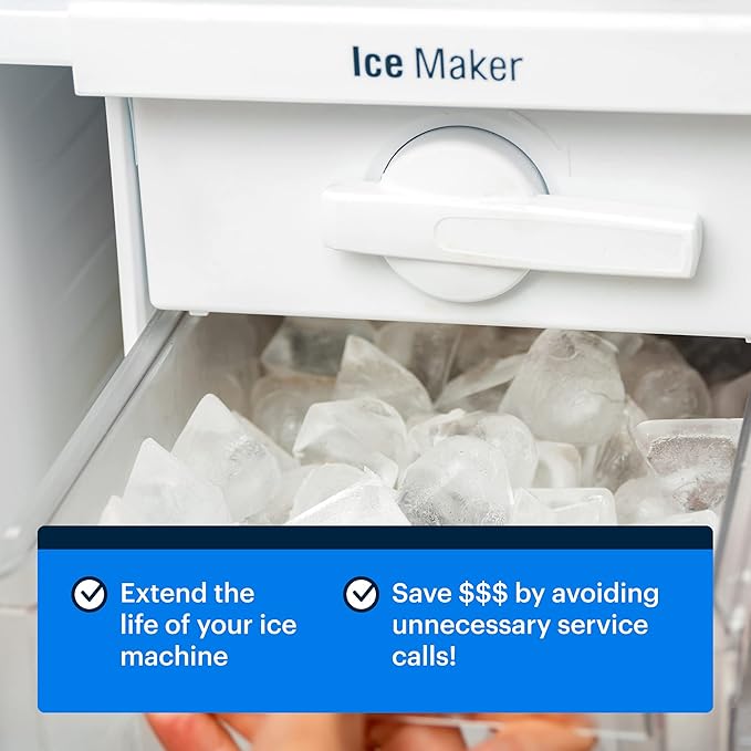 Essential Values 32 uses Ice Machine Cleaner (Gallon / 3.78), Descaler | Ice Maker Cleaner Compatible with: Whirlpool 4396808, Manitowac, Ice-O-Matic, Scotsman, Follett & More!