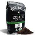The Bean Organic Coffee Company Suzi's Power Bean, Dark Roast, Ground Coffee, 5-Pound Bag,Café molido tostado organico