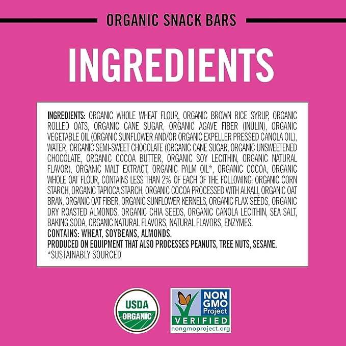 Dave's Killer Bread Organic Snack Bars, Variety Pack (1 Cocoa Brownie Blitz, 1 Trail Mix Crumble) Pack of 2