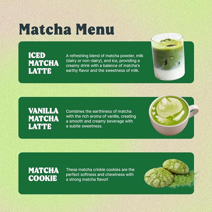 GRIN MOOD Matcha Powder Organic Green Tea Powder - Decaffeinated Green Tea, Authentic Korean Matcha, Halal (3.53oz, Premium Grade)