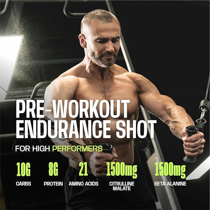 Frog Fuel Ultra Energy Gel & Pre Workout Shot with 1500mg Beta Alanine, Electrolytes 8g Protein Nano-Hydrolyzed Grass Fed Collagen, 10g Carbs, Gluten Free, Fat Free, Berry, 1.2 oz Packets, 24 Pack