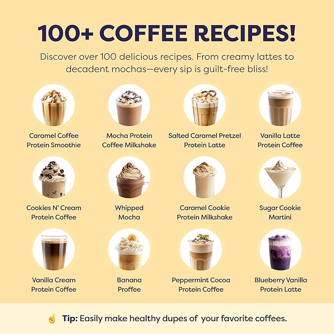 Tiramisu Protein Iced Coffee - Premium Whey Protein & Instant Iced Coffees - 100% Natural Cold Brew Coffee - Zero Artificial Flavors & Sweeteners, 80 mg Caffeine Per Serving, 0g of Sugar, 20 Servings
