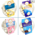 4 Pack Krunchy Melts Original Meringue Cookies | Fantastic Four 4-Pack | Vanilla, Birthday Cake, Cotton Candy, Chocolate Chip | Only 80-90 Calories Per Serving | Low Fat/Fat Free, Gluten Free, Dairy Free (4 Oz)
