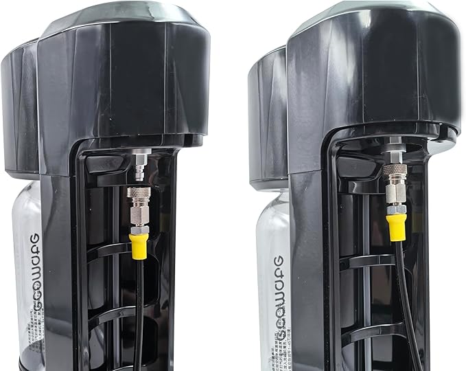 Soda Water Maker Machine Carbon Dioxide Fill Station Adapter TR21-4 for External CO2 Tank with 98 Inches Hose Kit and 8mm Male Quick Disconnect Connector