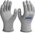 JDL ESD Work Gloves, Anti-Static Gloves for PC Building, Computer Installation & Repair, High Resistance Carbon Fiber Gloves, 36 pairs, Small