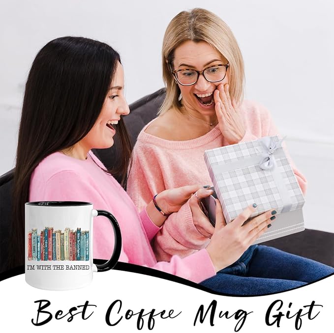 Gifts For Book Lovers, Book Lovers Gifts For Women, Book Themed Gifts for Teacher, Librarian Mug for Women, Christmas Gifts for Book Lovers Bookworm, Book Accessories, 11oz Coffee Mug