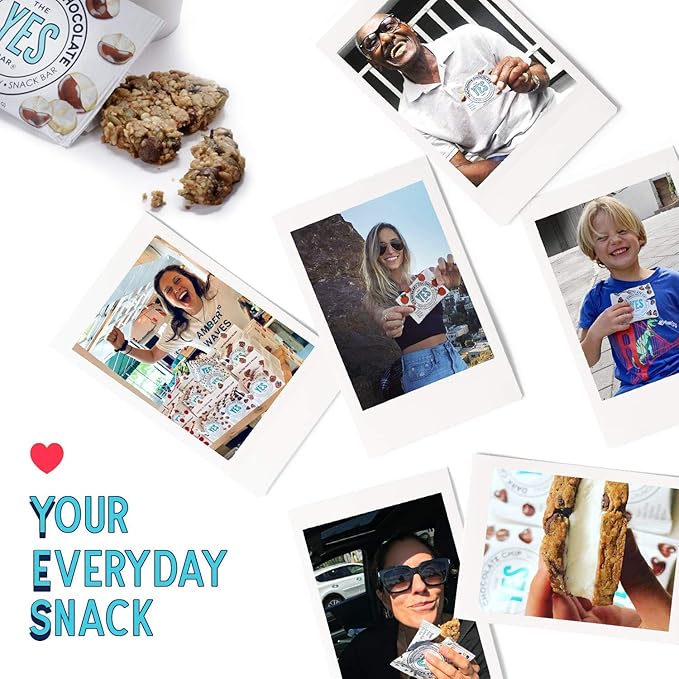 The YES Bar – Apple Cinnamon Crisp – Plant Based Protein, Decadent Snack Bar – Vegan, Paleo, Gluten Free, Dairy Free, Low Sugar, Healthy Snack, Breakfast, Low Carb, Keto Friendly (24 Count)