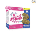 Sweet Loren's Vegan Breakfast Biscuits | Blueberry | 4g Protein, 19g Whole Grains | Plant Based, Gluten Free, Dairy Free, Nut Free Snacks | 3 Pack (15 Total Biscuits, 1.6 ounce each)