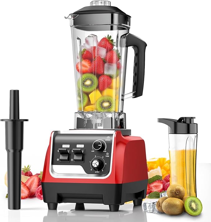 Blenders for Kitchen 1800W Powerful Smoothie Blender 70 Oz Large Capacity and BPA-Free Containers with To-Go Cup Countertop Blender for Smoothies, Ice Crushing & Frozen Drinks