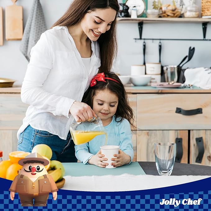 JOLLY CHEF 400 Count 3 oz Paper Cups, Disposable Mini Bathroom Mouthwash Cups for Home, Office, School, Store