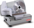 TOOGOOD 7.5" Meat Slicer, Electric Food Slicer Machine with Stainless Steel Blade, Adjustable Thickness for Home Use, Easy to Clean, Cuts Meat, Bread, Cheese and Deli, Sliver