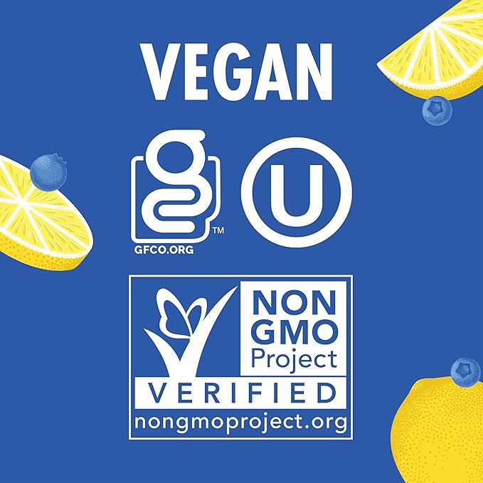 Lemonati Lemonade Sparkling Blueberry Lemonade, No Artificial Sweeteners or Flavoring, Gluten-Free, Kosher, Non-GMO, Vegan, 12 Fl Oz Slim Cans, Pack Of 24, Blueberry Lemonade, 12 Fl Oz (Pack of 24)