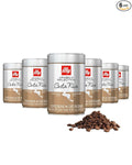 Illy Whole Bean Coffee, Costa Rica Medium Roast - Notes of Caramel, Chocolate, and Vanilla - 100% Arabica - Whole Beans - Pressurized Packaging Sealed for Freshness - 8.8oz can (Pack of 6)