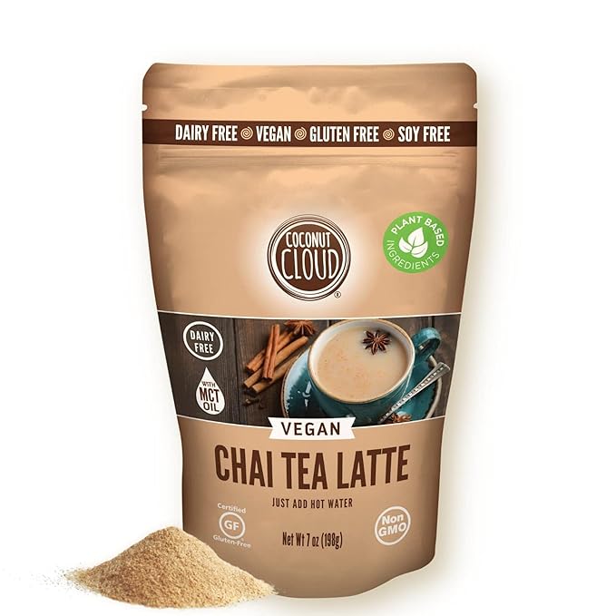 Coconut Cloud: Vegan Spiced Chai Tea Latte | Creamy, Delicious & Easy Dairy Free Alternative. Made in Colorado (Lightly Sweetened, Gluten Free, Soy Free), 7 oz