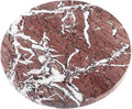 Koville African Marble Cutting Board for Kitchen, 11" Round Hand Crafted Marble Slab for Cheese, Charcuterie, Pastry Board - Wedding Gift, House Warming Gift(AFRICAN LILAC)