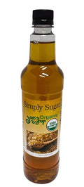 Joe’s Syrup Organic Flavored Syrup, Organic Simply Sugar, 750 ml