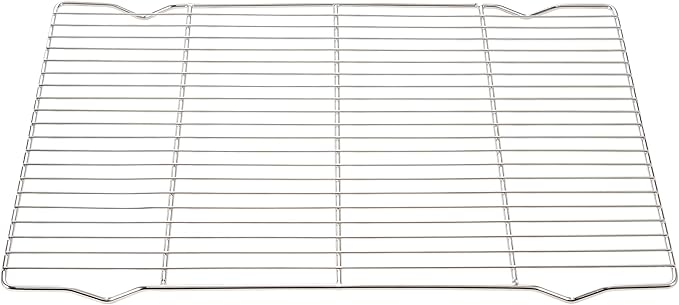 Cooling rack,2-Pack Heavy-Duty Stainless Steel wire rack for cooking (16.5"x11.5") - Oven Baking Wire Rack for Sheet Pans, Bread, Dishwasher Safe & Non-Toxic Metal Grates