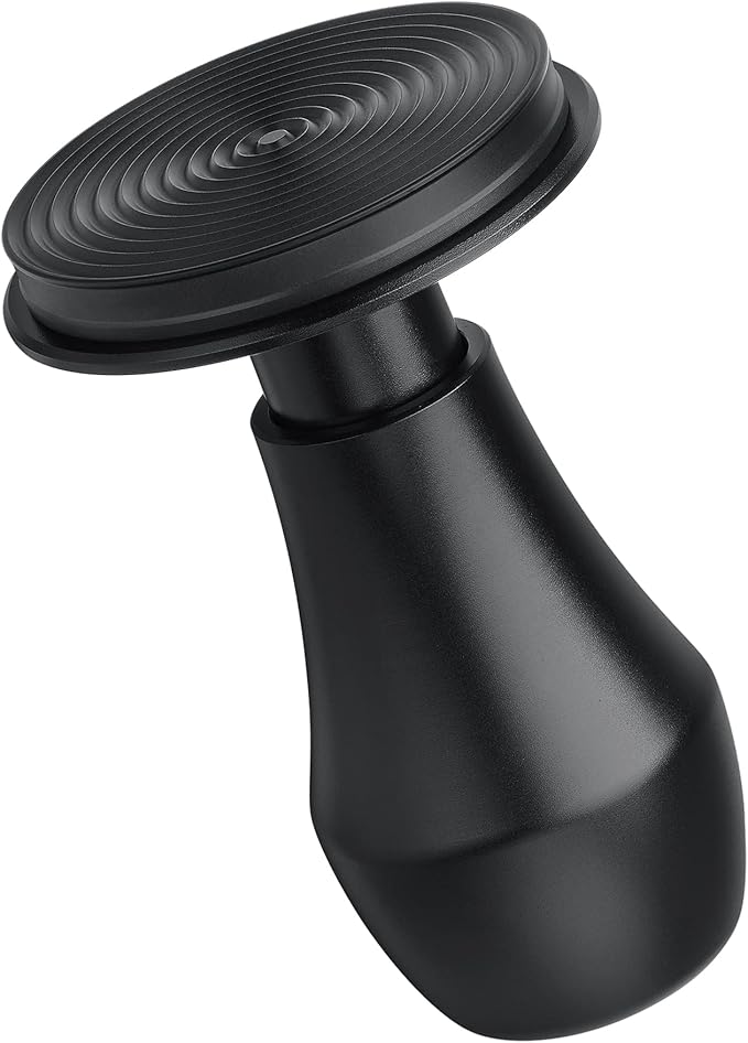 Normcore 58mm Espresso Coffee Tamper V4 - Titanium PVD Coating Ripple Base - Spring Loaded Tamper - 15lb / 25lb / 30lbs Replacement Springs - Anodized Aluminum Handle and Stand