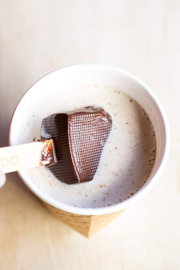 Popbar - Hot Chocolate Sticks - 6 Pack Holiday Gift Pack Set Kit - 1 Dark, 1 Milk, 1 Vanilla White, 1 Mocha, 1 Peppermint & 1 Caramel. Ideal for Holidays, Birthdays, Thanksivging , Christmas,