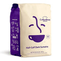 Coffee Bean Direct Half-Caff Dark Sumatra, Whole Bean Coffee, Dark Roast, 5 Pound Bag (Pack of 1)