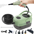 Steam Cleaner, 2500W High Pressure Steam Cleaner for Home, 15s Fast Heat-Up，1.1L Tank, 6-Level Adjustable steamer for cleaning Car Detailing, Grout Tile, Couch, Floor Cleaning (Green 2)