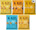 KiZE Energy Bars - Peanut Butter Lovers Variety Pack - 20-Count - Gluten Free, Dairy Free Options, Non-GMO, and High Protein Meal Replacement Energy Bars, Clean and Simple Food Ingredients - 7-10g High Protein Snacks (20 Count)