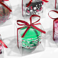 50 Pack 3" x3x3 Inch Clear Chocolate Bomb Boxes Small Gift Boxes Cupcake Boxes Candies Box Birthday Wedding Party Favor Box