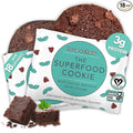 Love + Chew, Mint Cacao Brownie Minis - 18 Count - Tasty Gluten Free Cookies - Vegan - Healthy, Paleo, Non GMO Snacks - Individually Wrapped, Soft Baked Cookies - Made from High Protein Almonds