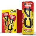 C4 Performance Energy Carbonated 12oz 4pk Cherry Popsicle